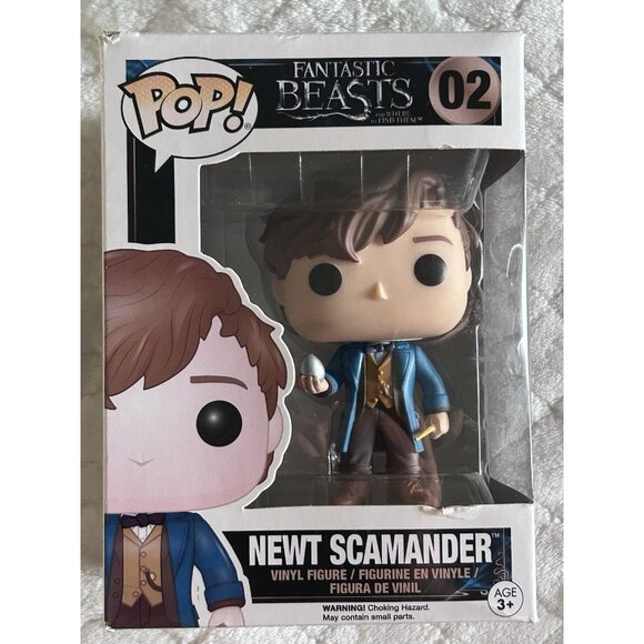 Funko Pop! Vinyl: Fantastic Beasts - Newt Scamander (w/ Egg) #2 - Picture 1 of 5